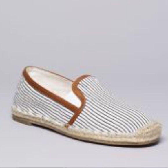 JOIE Adrien Striped Canvas Espadrilles Shoes - Picture 1 of 9